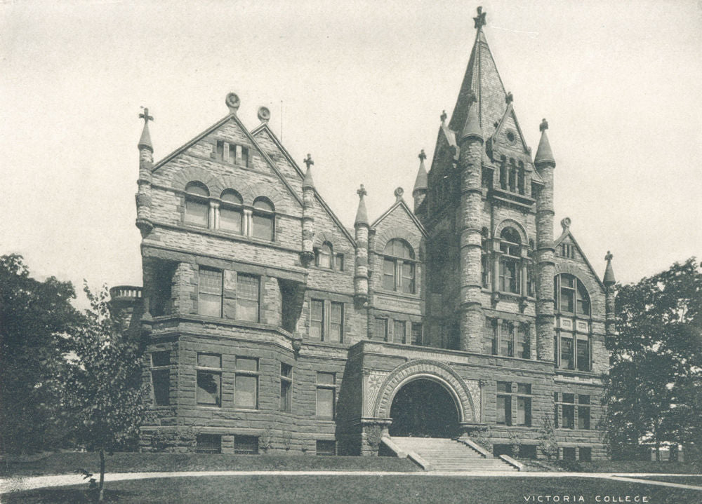 TORONTO. Victoria University – Queen's Park; (Methodist) 1900 old print